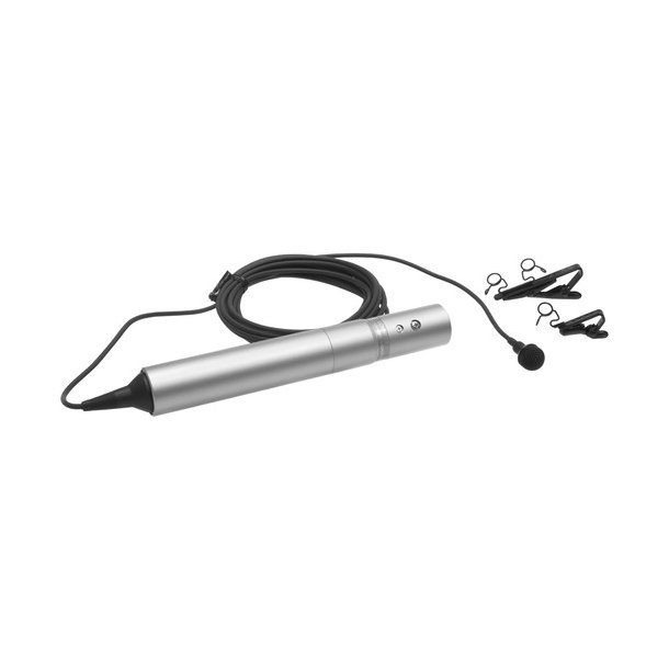 Sony ECM-77B Electret Condensor miniature lavalier microphone, omni-dir, XLR 3-pin connector