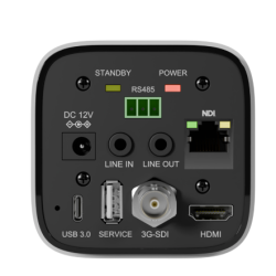 PTZOptics ZCam 4K 12X zoom - a Hive-Linked camera featuring 12X Optical Zoom, grey