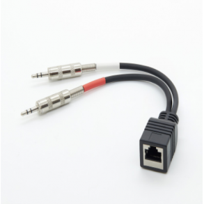 Studiohub 993008 Adapter RJ-45 Female to dual 1/8in. Male - 8in.- Balanced
