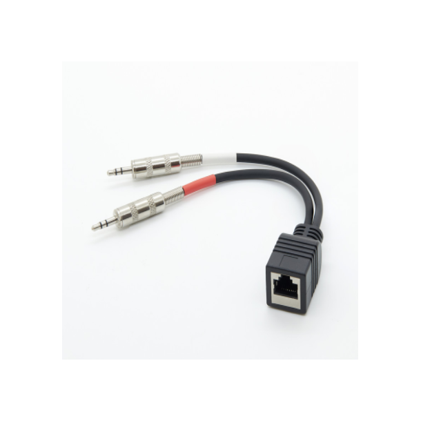 Studiohub 993008 Adapter RJ-45 Female to dual 1/8in. Male - 8in.- Balanced