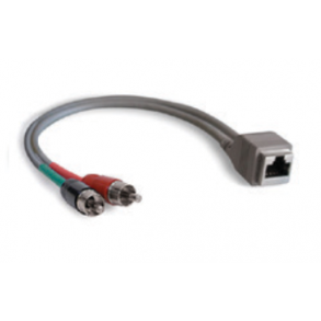 Studiohub 993009 Adapter RJ-45 Female to single 1/8in. Male - 8in.- Unbalanced