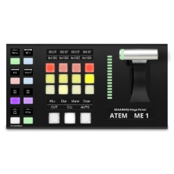 Skaarhoj T-Block Right w/Blue Pill Inside - Slim Enclosure Black