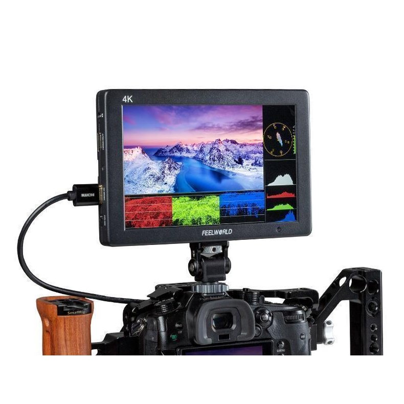 Feelworld T7 PLUS 7" 3D LUT On-camera Field Monitor with 4K HDMI Input/ Output IPS 1920x1200 Rugged