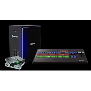Vizrt TriCaster TC Mini 4K Bundle - incl. TC Mini Control Surface, two Spark Plus 4K IO Conv., case