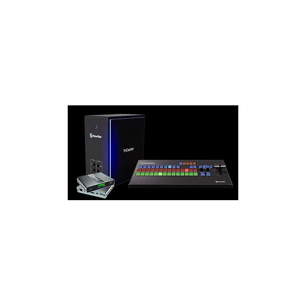 Newtek TriCaster TC Mini 4K Bundle - incl. TC Mini Control Surface, two Spark Plus 4K IO Conv., case