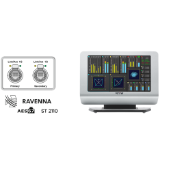RTW TM7-RAV- 7" Desktop TouchMonitor for AoIP network based Post Production, TV Broadcast and Video 