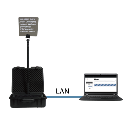 Datavideo TP-800 Conference prompter in hard case