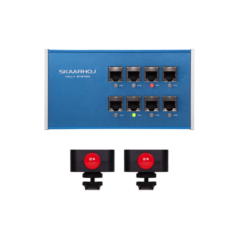 Skaarhoj Tally Box System+ 2 x Tally Lights Bundle