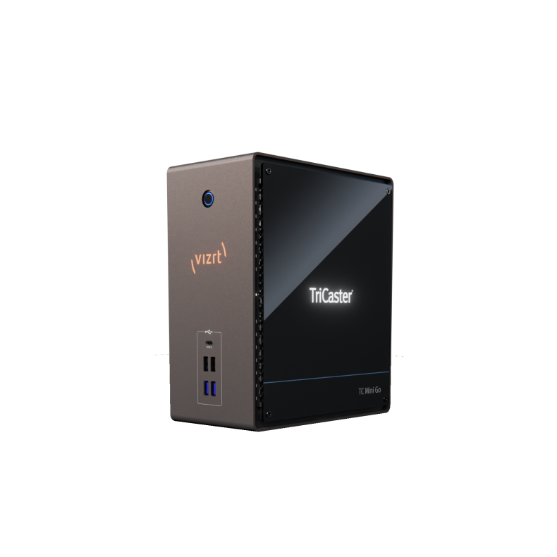 Vizrt TriCaster Mini Go, 4 inputs, 2 MEs, 2 Layers, USB or NDI� Connectivity, streaming
