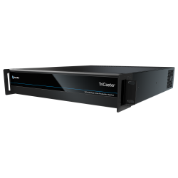 Vizrt TriCaster TC410 Plus Live Production including 4 M/E, up to 8 external inputs, and 4 mix out