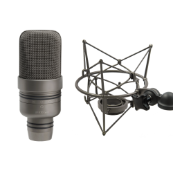 Microtech Gefell UM930 twin Microphone with schockmount and suitcase,  dark bronze