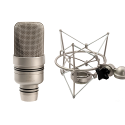 Microtech Gefell UM930 twin Microphone with schockmount in suitcase, nickel