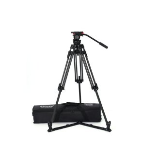 Secced V800 (CF) Tripod Kit with 3-Stage Tripod & Fluid Head