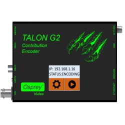 Osprey Talon G2 Streaming Encoder - 3 Channel, SDI, HDMI, LCD touch Display