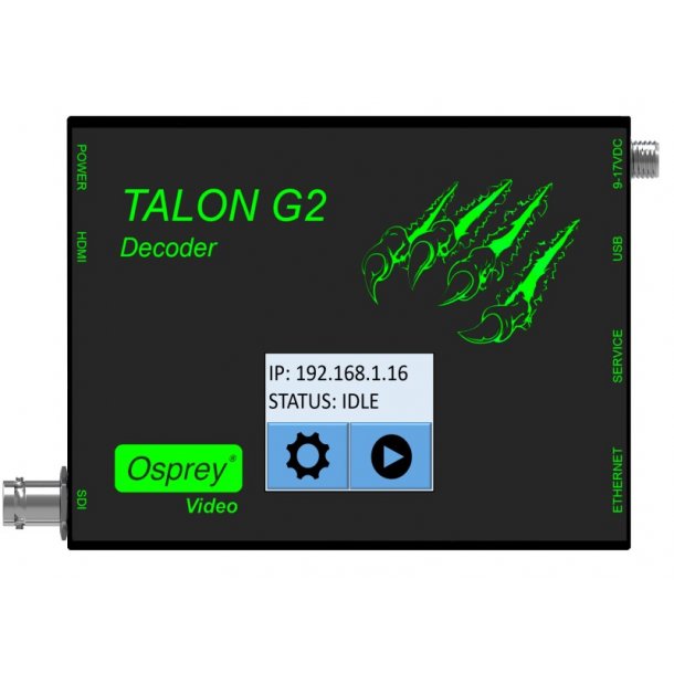 Osprey Talon G2 Decoder - SDI, HDMI, Display, Touch Display