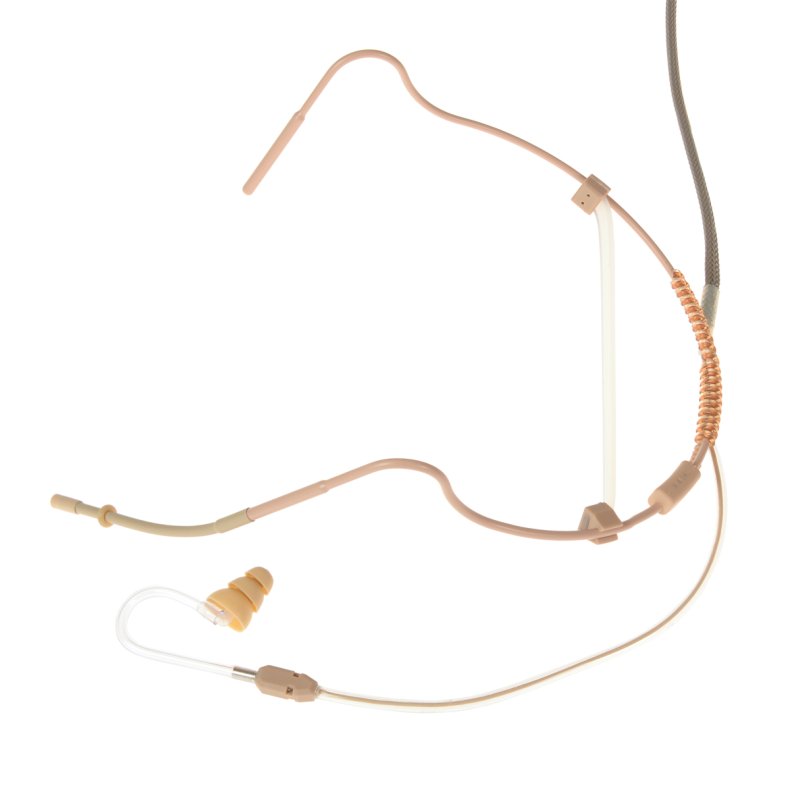 Voice Technologies VT760MKII Lightweight Headworn Microphone in black case