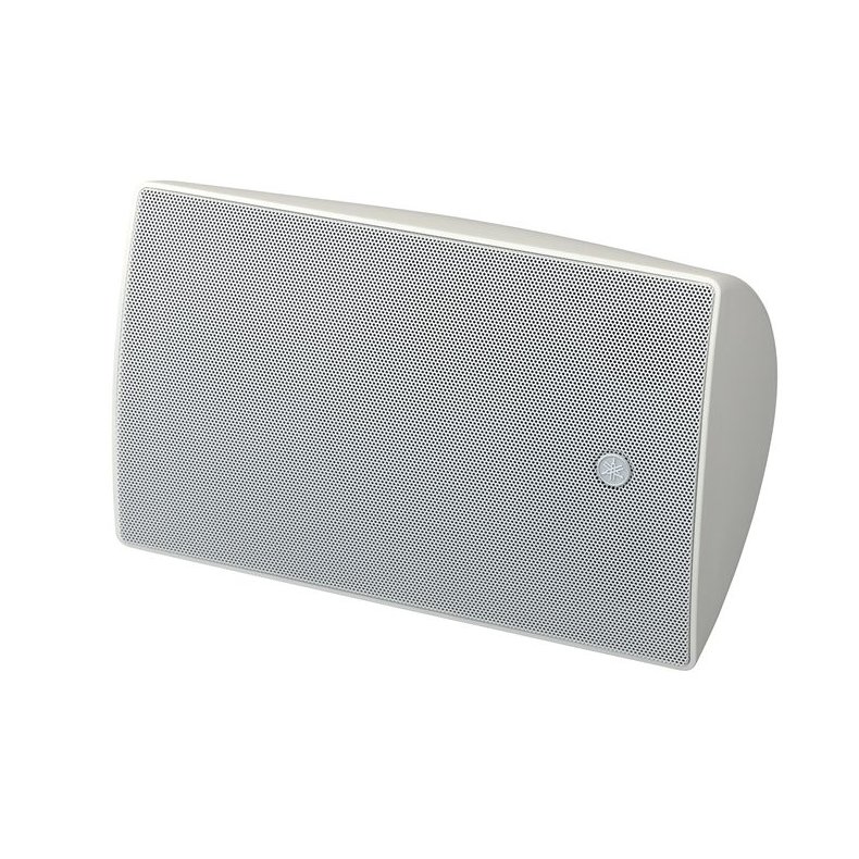 Yamaha VXS8W Surface Mount Speaker 8" cone woofer with a 1" soft dome tweeter. Pair, white