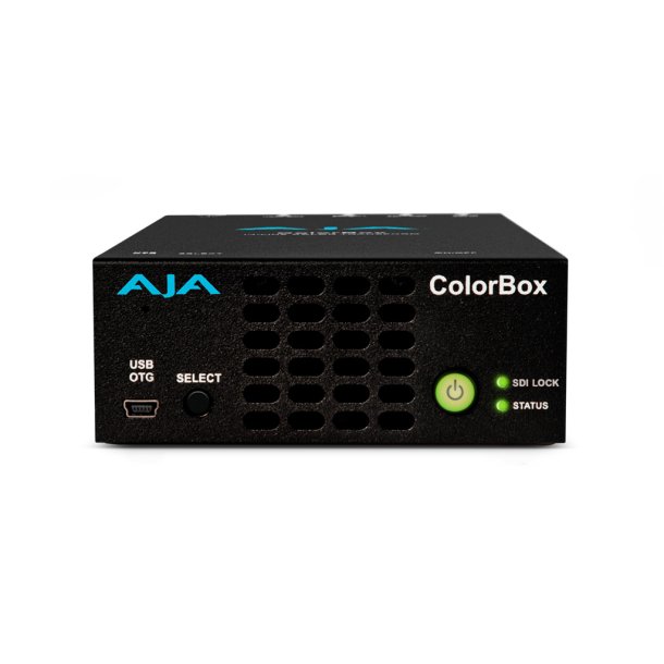 AJA ColorBox In-line HDR/SDR Algorithmic and LUT Color Transforms