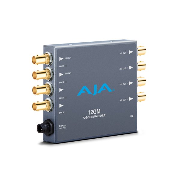 AJA 12GM 12G-SDI to/from SDI Muxer/DeMuxer