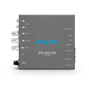 AJA IPR-10G2- SDI Bridging HD SMPTE ST 2110 Video and Audio to 3G-SDI