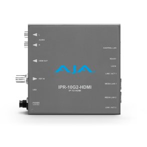 AJA IPR-10G2-HDMI Bridging HD SMPTE ST 2110 Video and Audio to HDMI