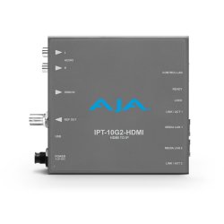 AJA IPT-10G2-HDMI Bridging HDMI to SMPTE ST 2110 Video and Audio