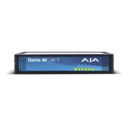 AJA DANTE AV 4K (T) Transmitter 12G-SDI and HDMI 2.0 Conversion to and from Dante AV IP Video/Audio