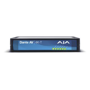 AJA DANTE AV 4K (T) Transmitter 12G-SDI and HDMI 2.0 Conversion to and from Dante AV IP Video/Audio