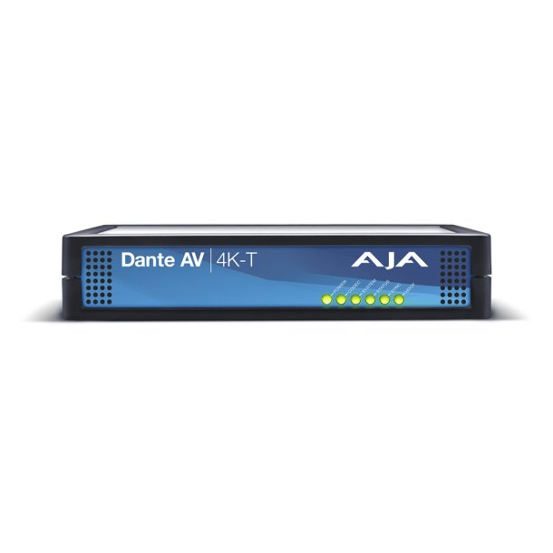 AJA DANTE AV 4K (T) Transmitter 12G-SDI and HDMI 2.0 Conversion to and from Dante AV IP Video/Audio