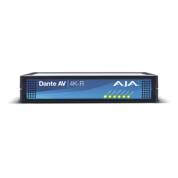 AJA DANTE AV 4K (R) Receiver 12G-SDI and HDMI 2.0 Conversion to and from Dante AV IP Video/Audio