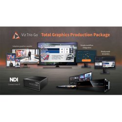 Vizrt Viz Trio Go Package for Year 1 - bundles HW and 1Y Trio and Engine software license
