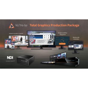 Vizrt Viz Trio Go Package for Year 1 - bundles HW and 1Y Trio and Engine software license