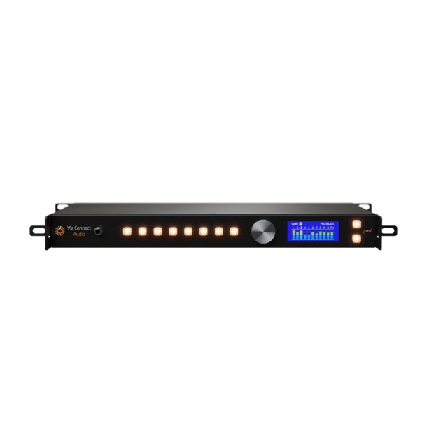 Vizart Viz Connect Audio, 8 analogue inputs via a combination of 1/4″XLR Line or Mic inputs
