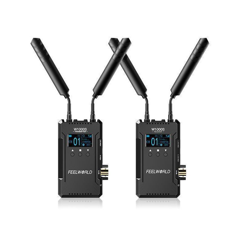 Feelworld W1000S Video Transmission System SDI+Dual HDMI Full Duplex Intercom Live Streaming