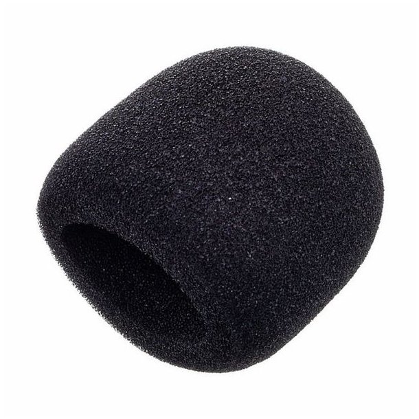Windscreen WS60-Internal diameter: 40-50 mm-Suitable for all the common microphones (e.g. Shure SM58)-black