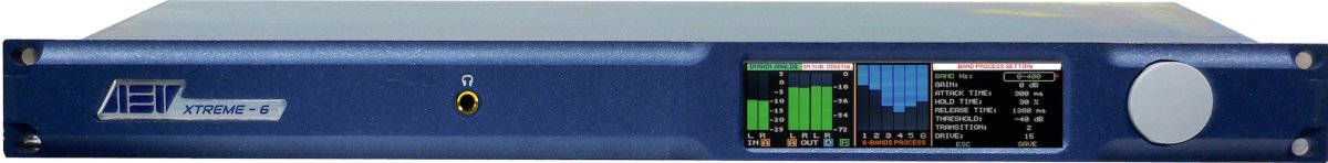 AEV Xtreme 6 Broadcast FM-HD digital audio processor, 6-Bands & 3 Bands ...
