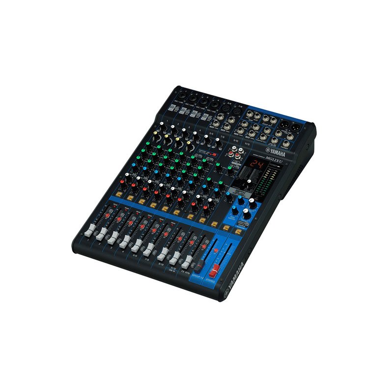 Yamaha MG-12XU Max 6 Mic / 12 Line Inputs (4 mono + 4 stereo) Digital Effects. Knob version. USB I/F