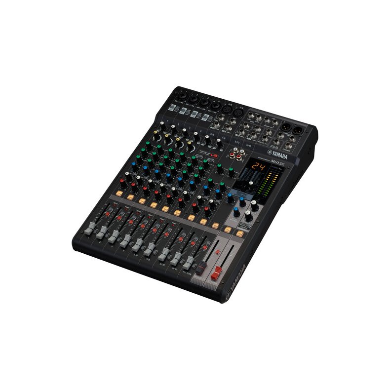 Yamaha MG-12X Max 6 Mic / 12 Line Inputs (4 mono + 4 stereo). Digital Effects.