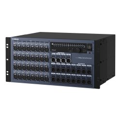 Yamaha RIO3224-D2 New generation Dante rack I/O, 32 mic/line in, 16 line out, 4 Stereo AES/EBU out.