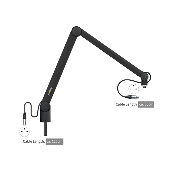 Yellowtec YT3601 Mic Arm Black size M without Signal with XLR connectors