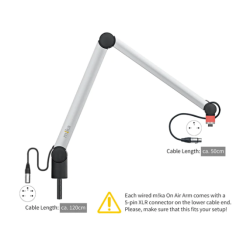Yellowtec  YT3205 m!ka "ON AIR" Microphone Arm M aluminium with XLR connectors