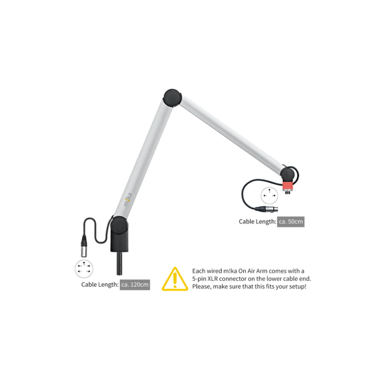 Yellowtec  YT3205 m!ka "ON AIR" Microphone Arm M aluminium with XLR connectors