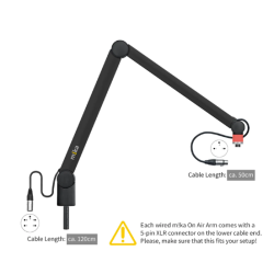 Yellowtec YT3605 m!ka On Air Microphone Arm M black with XLR Connectors