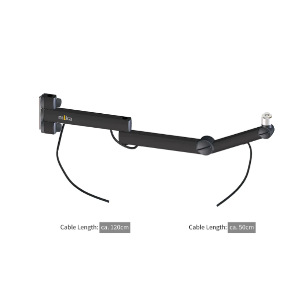 Yellowtec YT3206 Mic Arm TV Black with installed XLR connectors