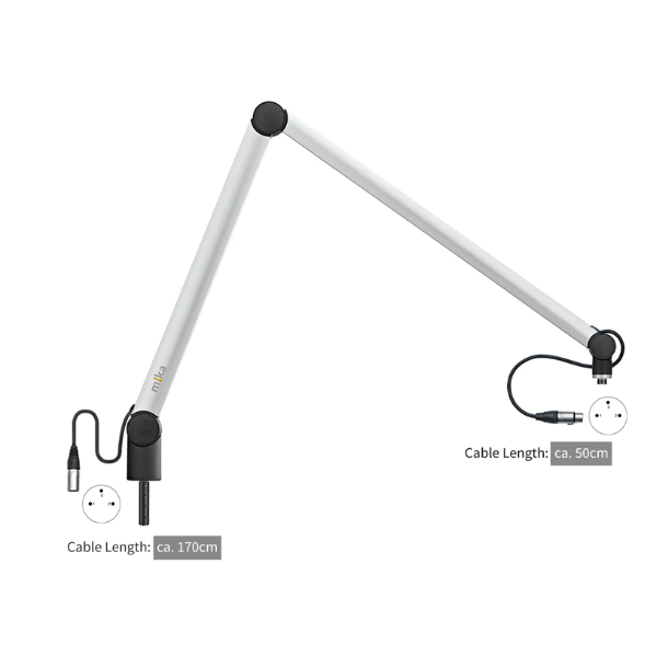 Yellowtec YT3301 m!ka Microphone Arm XL aluminum incl mounting with XLR 3 pin connectors