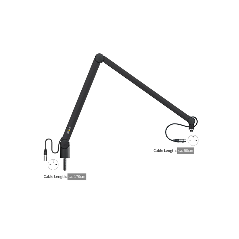 Yellowtec YT3701 m!ka Microphone Arm XL black with XLR-3 connector