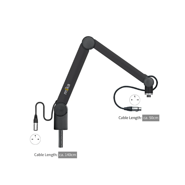 Yellowtec YT3501-XLR m!ka Microphone Arm XS black with XLR connectors