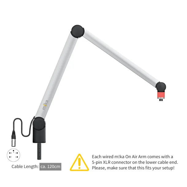 Yellowtec YT3920-XLR m!ka CamArm aluminum with XLR connector installed