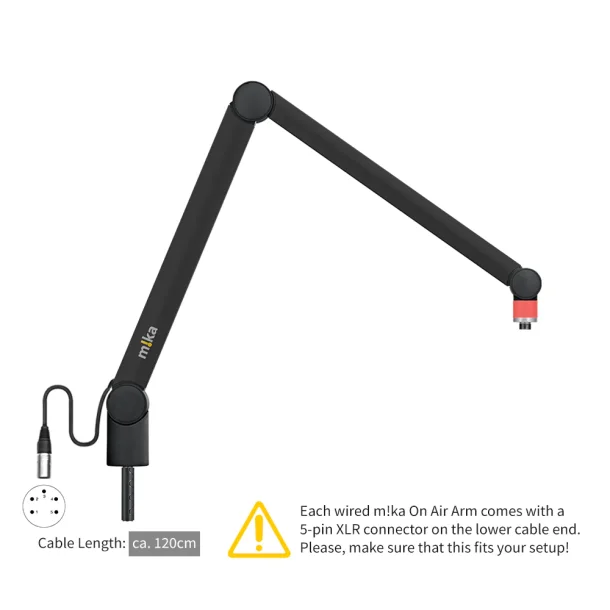 Yellowtec YT3921-XLR m!ka CamArm black with XLR connector installed
