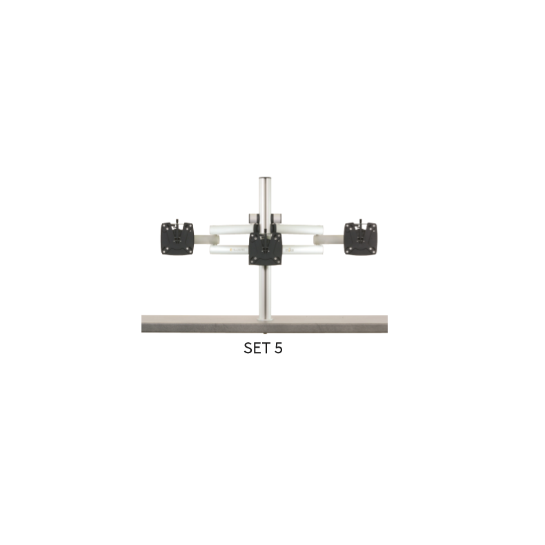 Yellowtec YT3414 Set 5 Triple Monitor Aluminium